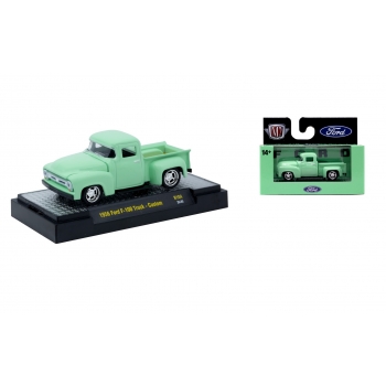 M2 Machines 1:64 Ford F-100 Custom 1956 green